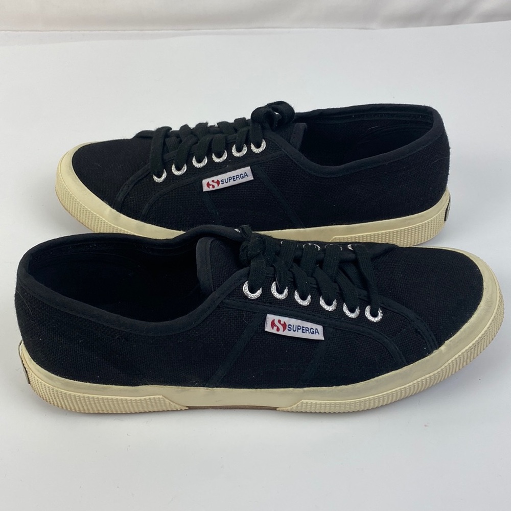 Superga Mens Sneakers Black Size 8.5